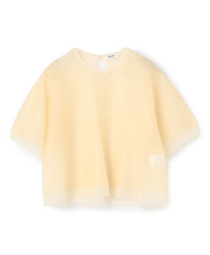 シアーレイヤー クルーネックプルオーバー