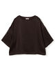 ソフトサテン ビッグTシャツブラウス