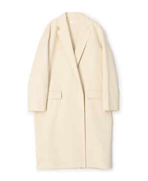 コットンダブルフェイス チェスターコート