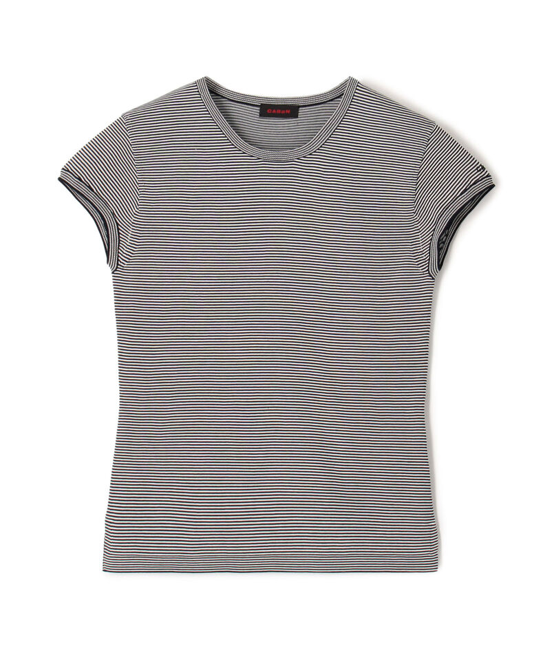 コットンポリエステル フレンチスリーブプルオーバー