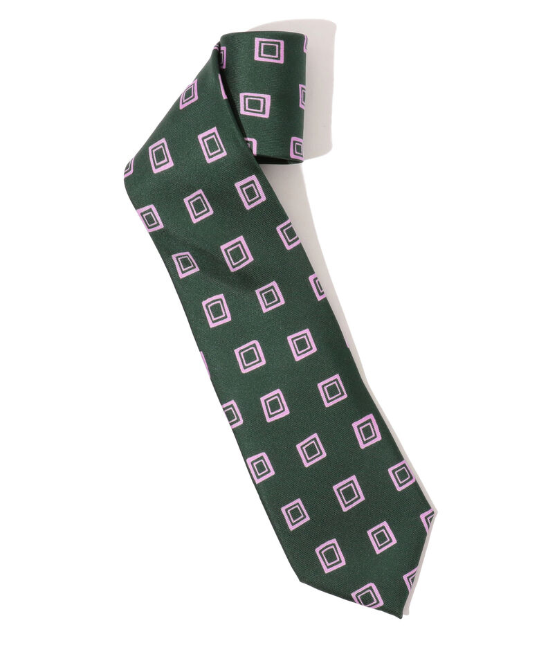 Charvet シルクプリント ネクタイ
