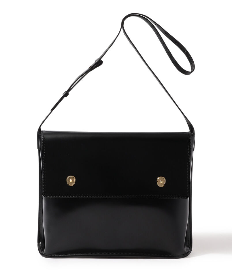 PIENI M EXTRA PVC×ピッグレザー ショルダーバッグ