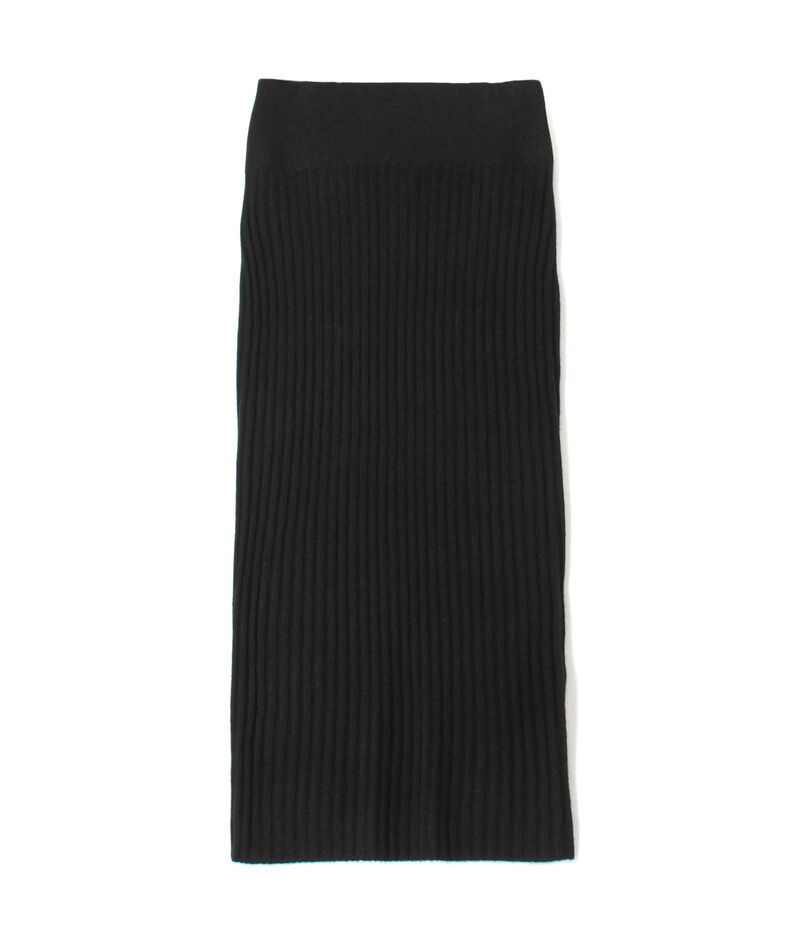 カシミヤリブ ペンシルスカート WRBC5973
