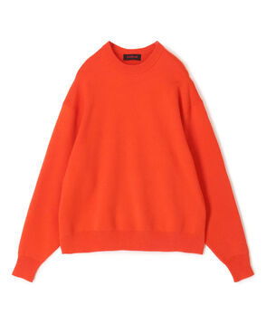 コットンカシミヤ クルーネックプルオーバー