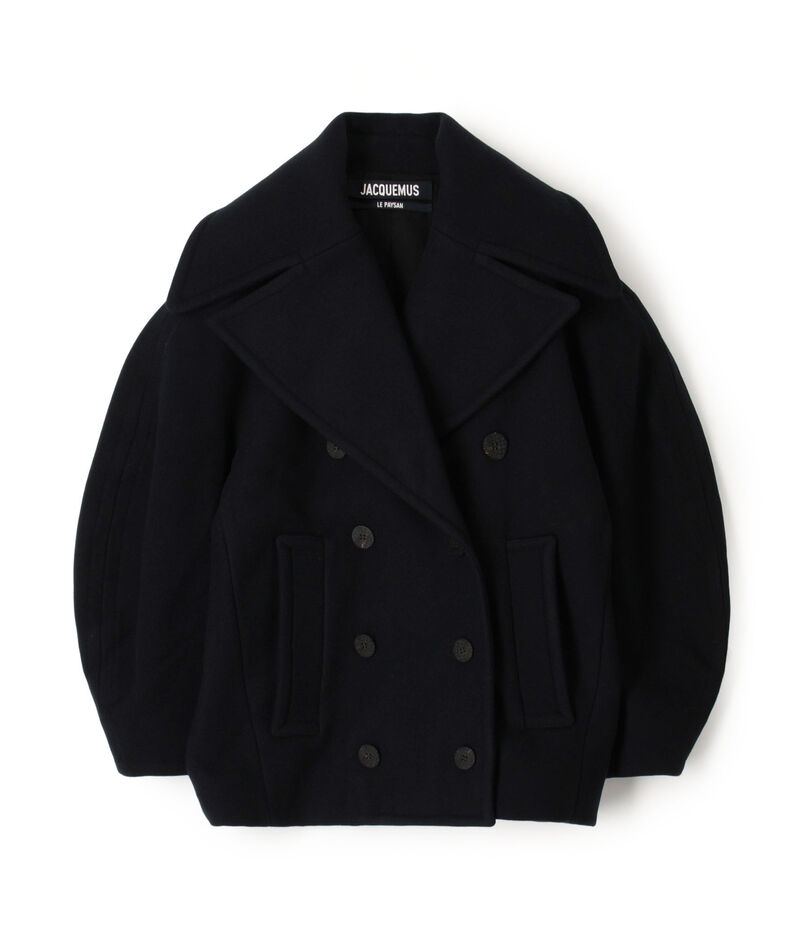 JACQUEMUS LE CABAN OVALO ウール ピーコート