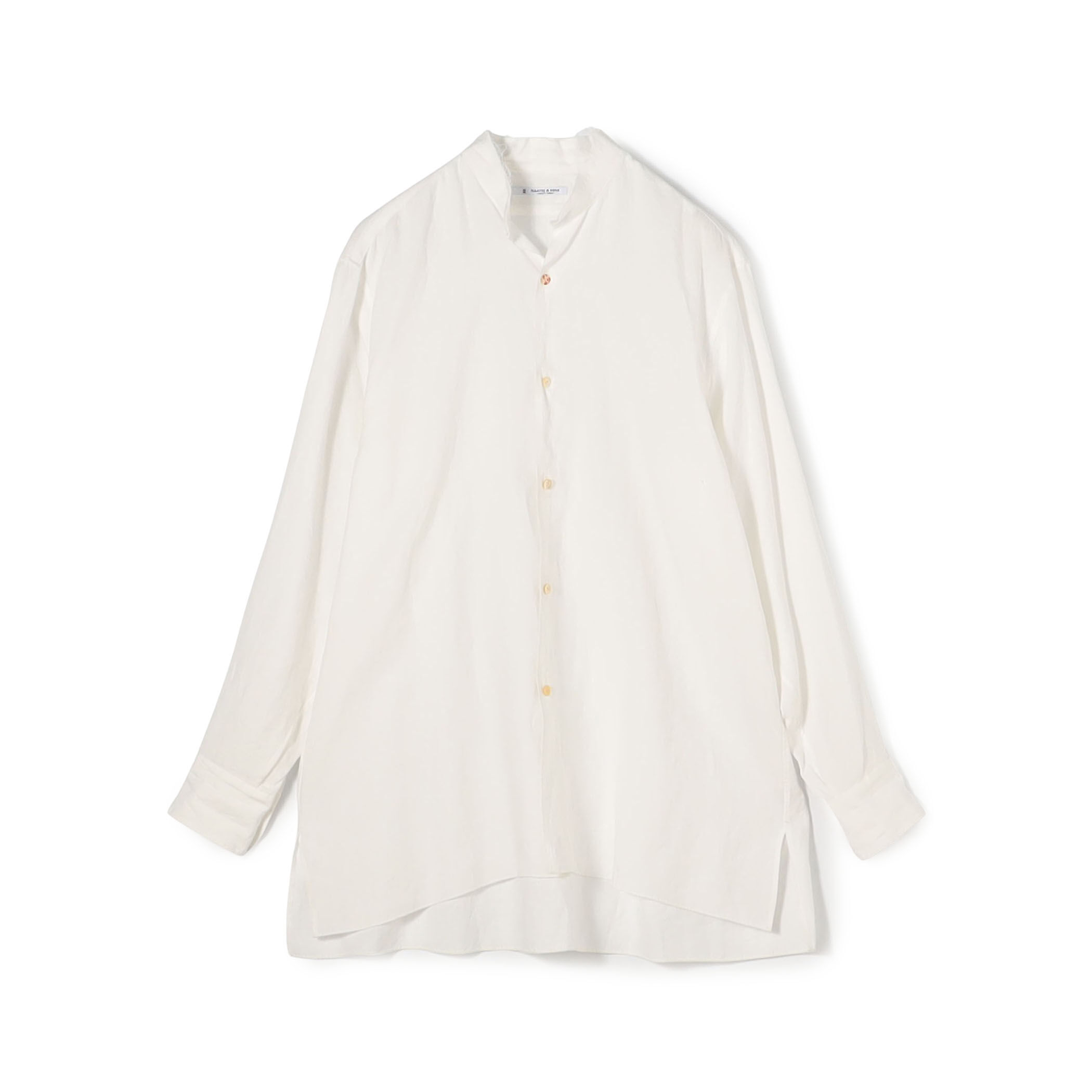 MAATEE&SONS ヘンプ スタンドカラーシャツ｜トゥモローランド 公式サイト