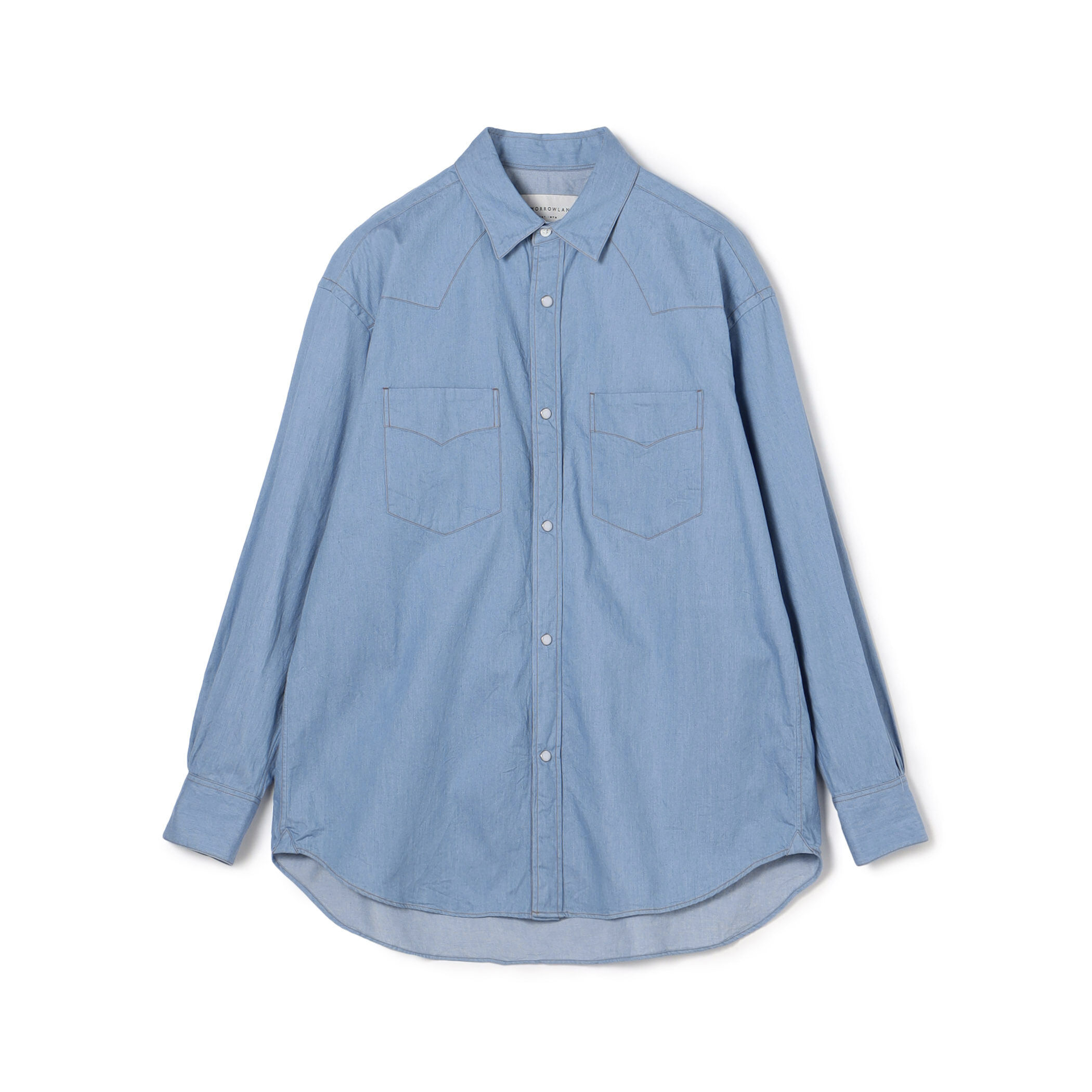 楽天市場】TOMORROWLAND(トゥモローランド) サイズ:M カシミヤ混 オーバーサイズ長袖シャツ WS018CU ブルー 【中古】【程度B】【カラーブルー】【オンライン限定商品】 : ブランド買取・販売 BRING