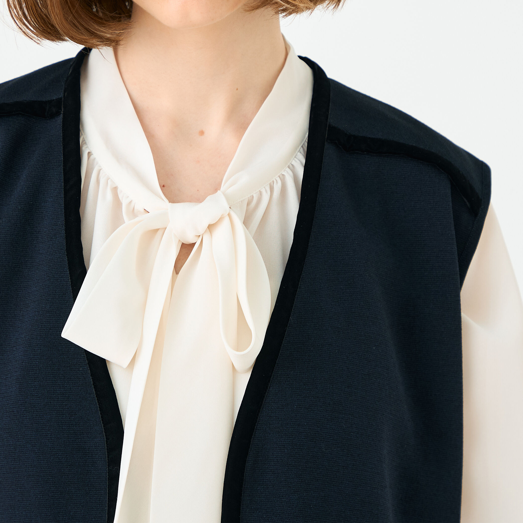 美品✨️ Ballsey ミラノリブ Vネック チュニック ベスト バイカラー 楽天市場】【SALE／40%OFF】ミラノリブ Vネックチュニックベスト