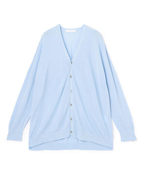 ■ガーゼコットン Vネックカーディガン