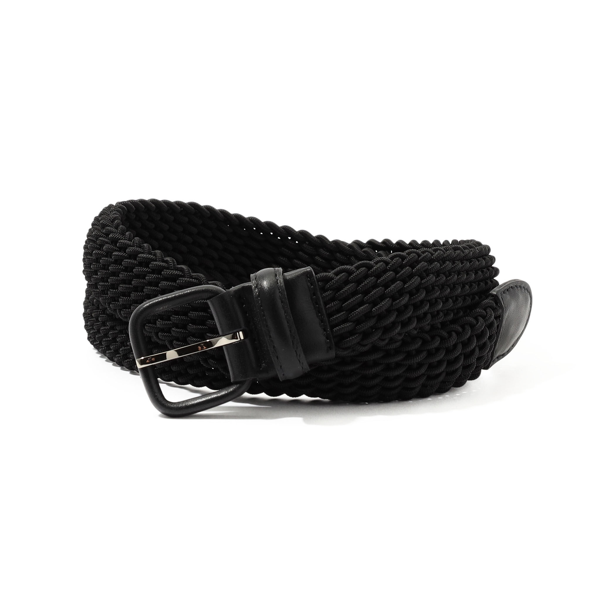 Maison Boinet レザーカバーバックル メッシュベルト
