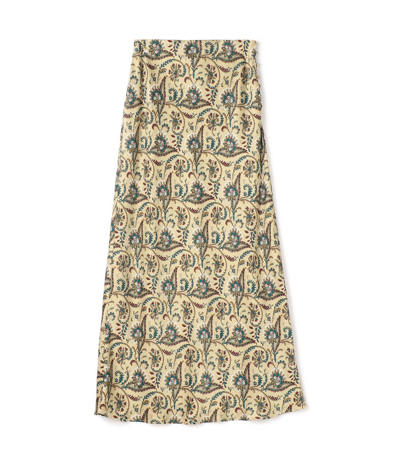 ポリエステルサテン プリントタイトスカート｜トゥモローランド 公式通販 