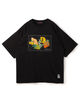 CABaN スビンコットン BIRDプリントTシャツ