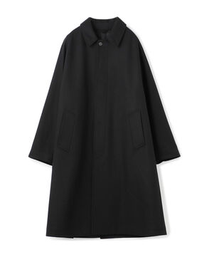 ウールナイロン バルカラーコート