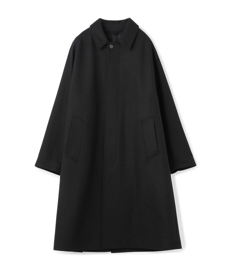 ウールナイロン バルカラーコート