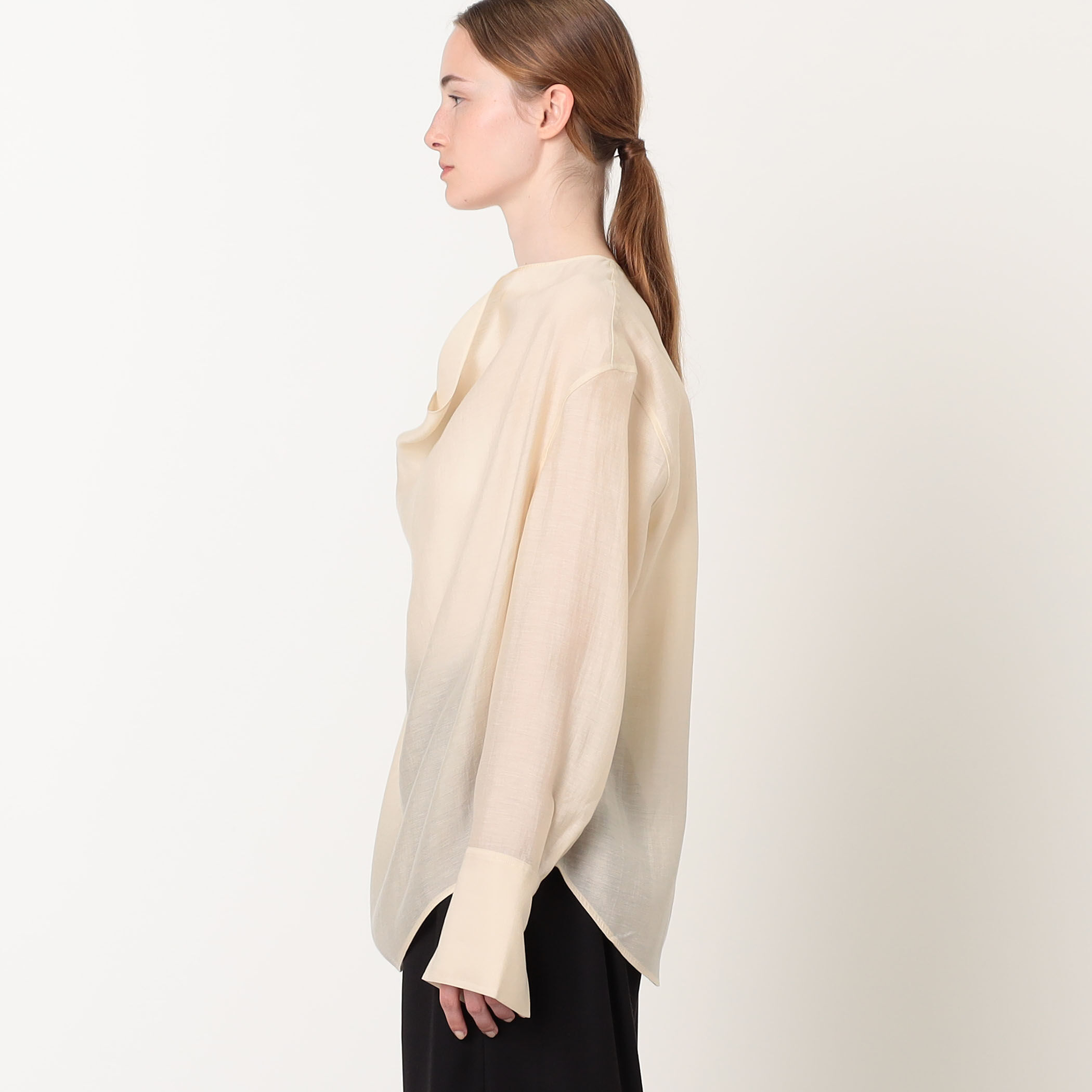美品】toteme トーテム Montevideo コクーンブラウス キャメル TOTEME 