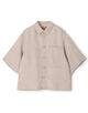 【WEB先行予約】リネンデニム ワンポケットシャツ