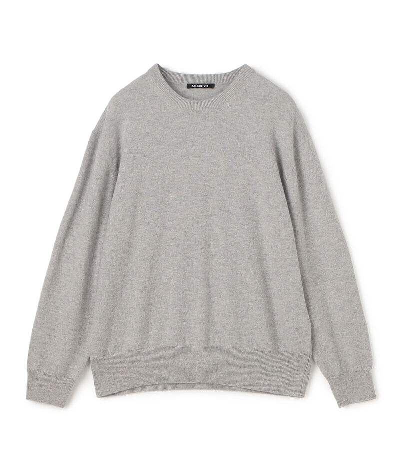 スコットランドカシミヤ クルーネックプルオーバー