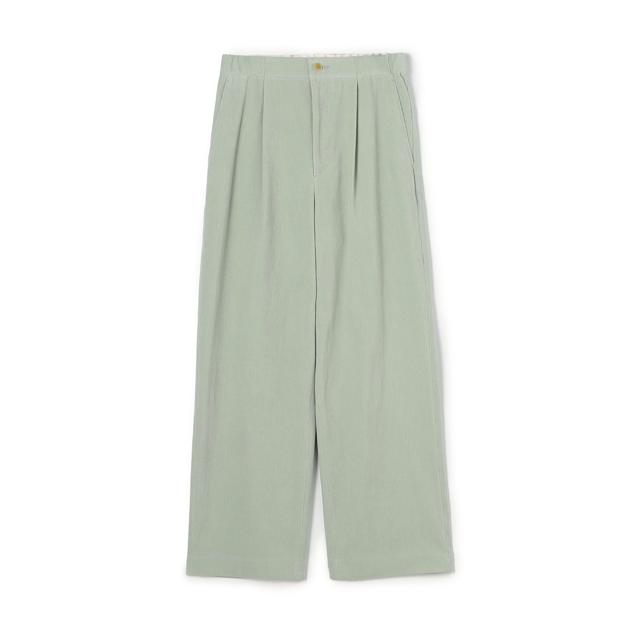 コットンコーデュロイ タックストレートパンツ｜トゥモローランド 公式通販