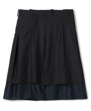 SONIA CARRASCO PLEATED SKIRT レイヤードスカート