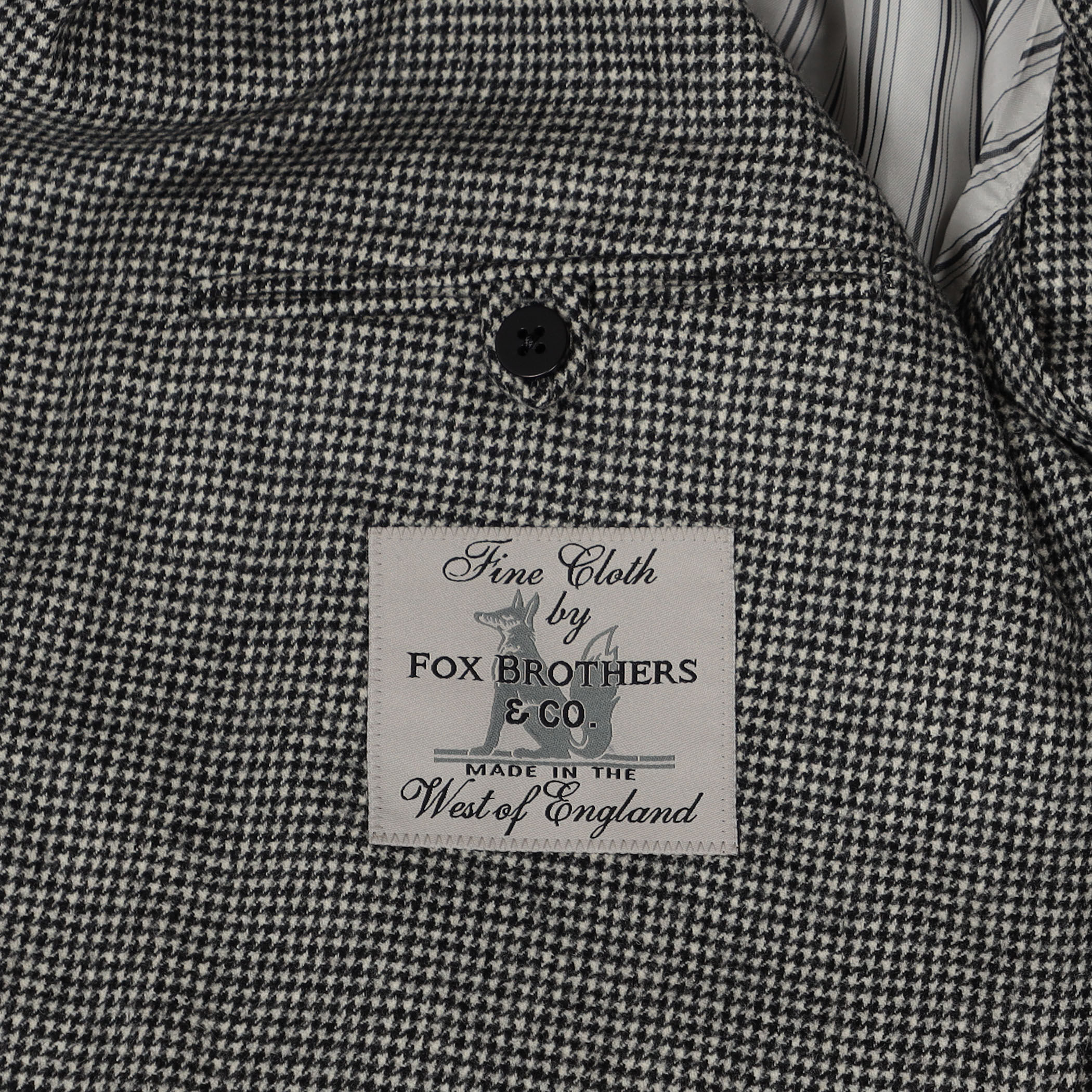 ウールフランネル ダブルブレステッド4Bジャケット FOX BROTHERS