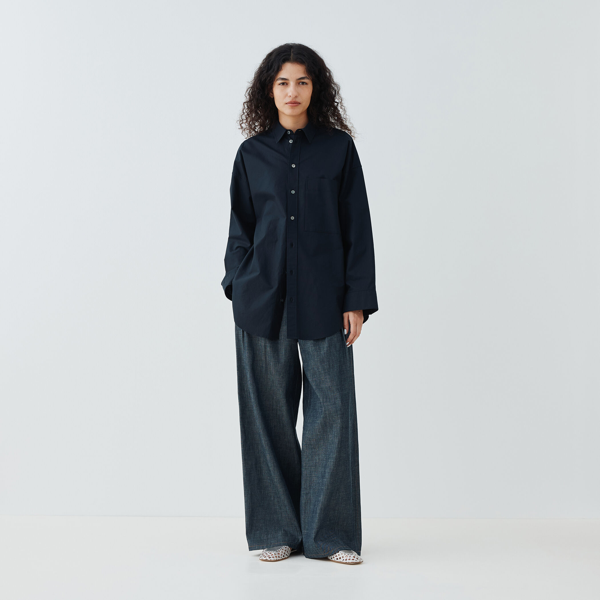 【PARFOIS】デニム パンツ DEVOA Denim Slim Pants （KHAKI） -FASCINATE