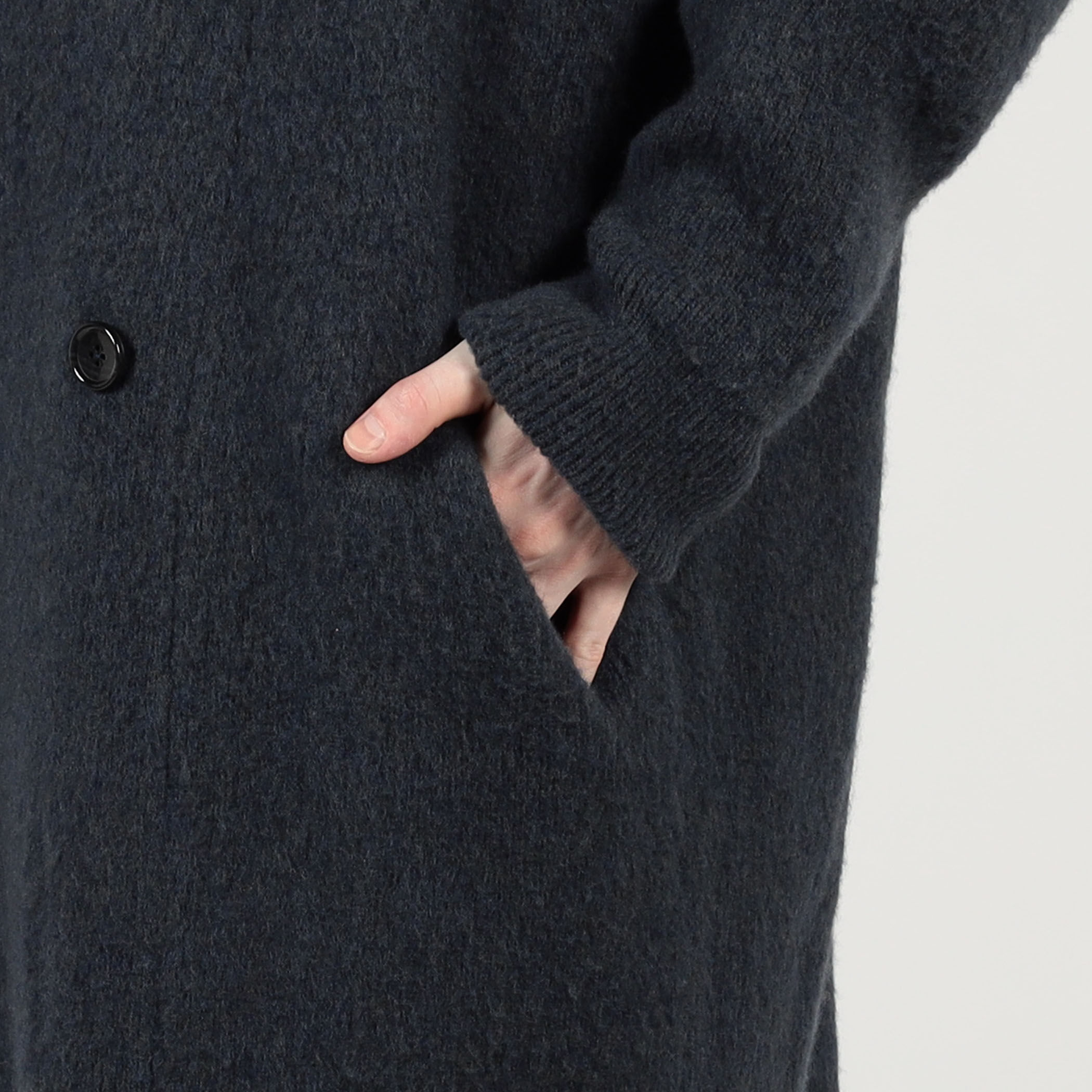 M&KYOKO カシミヤウール ニットコート Max Mara（マックスマーラ） コート ウール カシミヤ ケーブル 編み