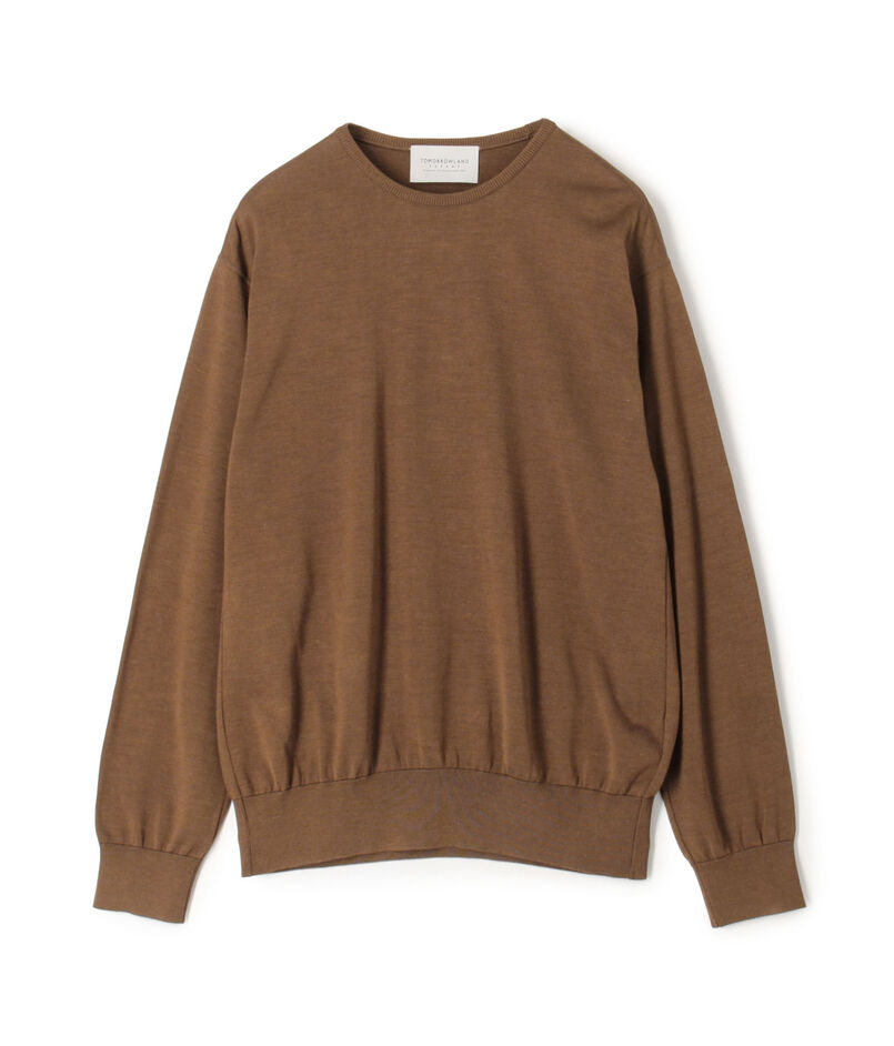 TOMORROWLAND tricot  シルク クルーネックプルオーバー