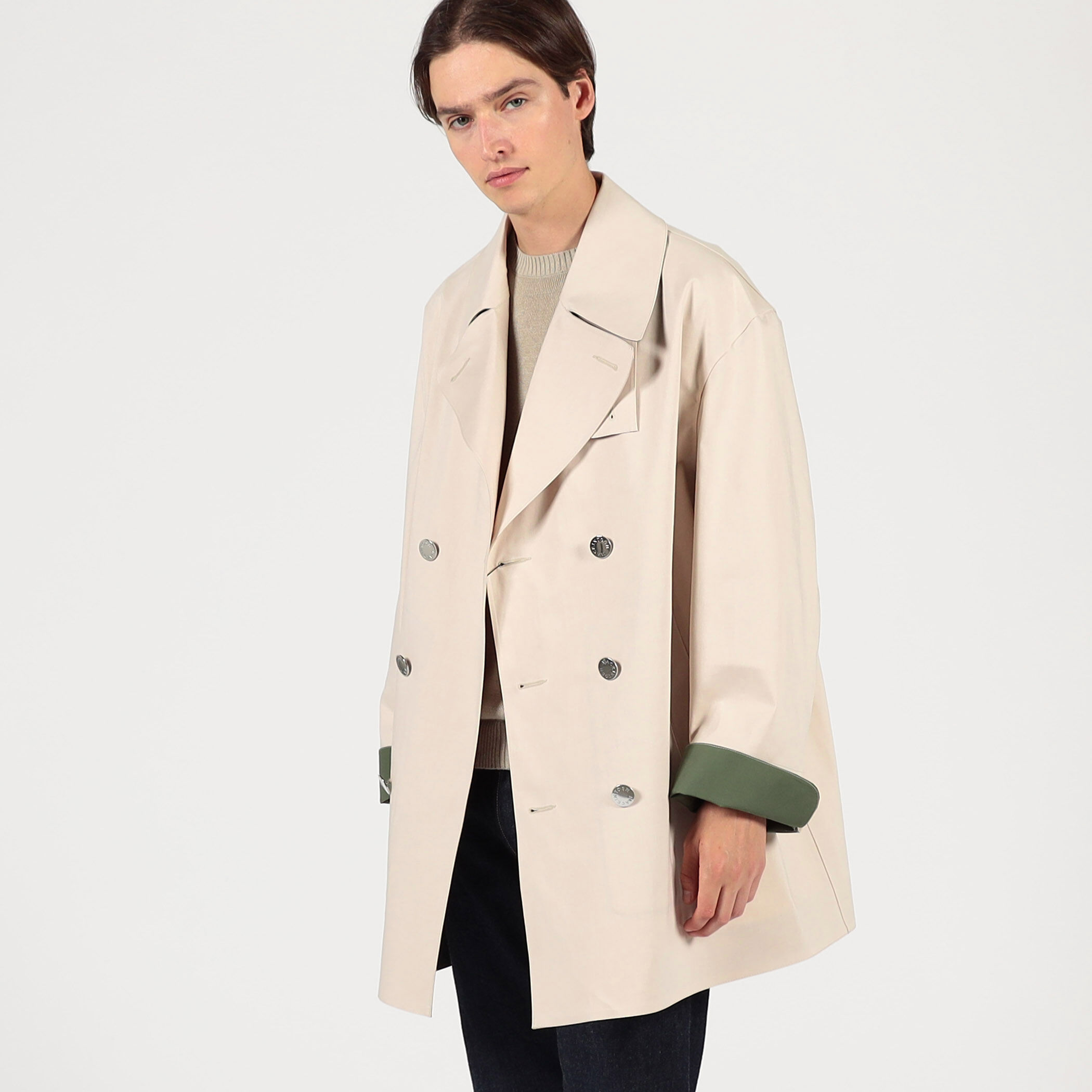 MACKINTOSH CANONBIE ダブルブレステッド ハーフコート