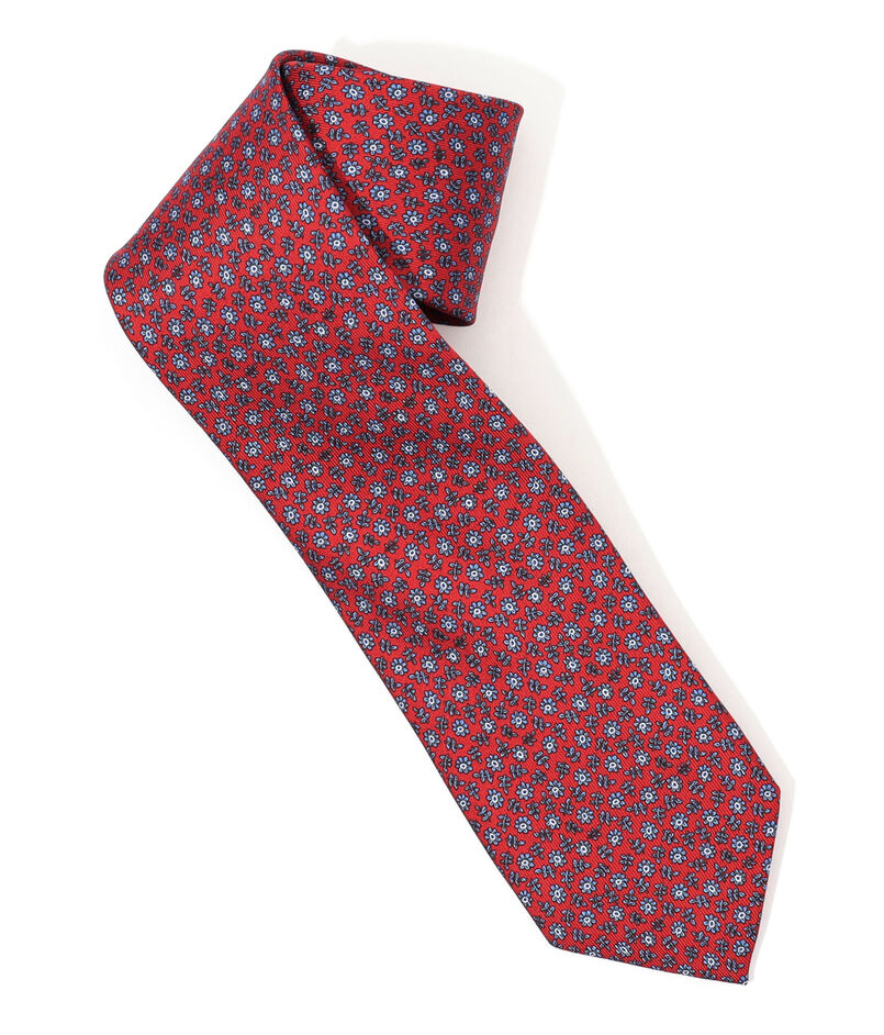 STEFANO BIGI シルクプリント 小紋柄ネクタイ