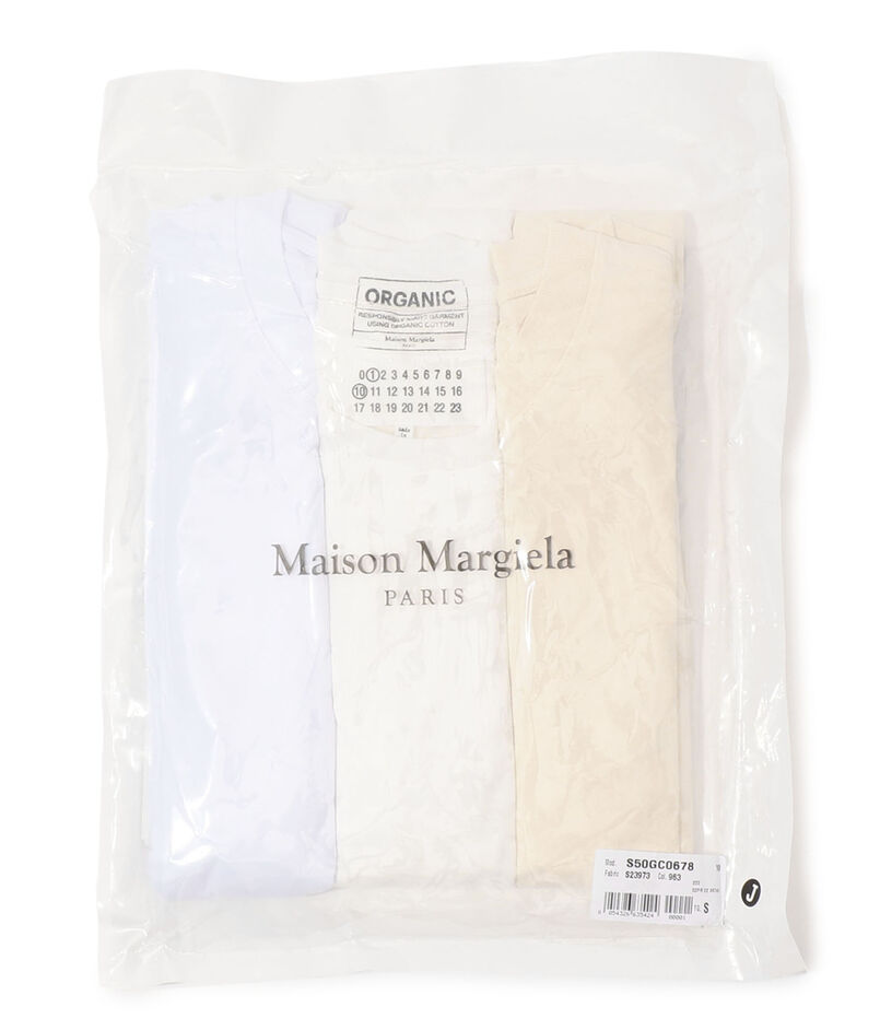 Maison Margiela 3PACK T-SHIRT コットン パックTシャツ