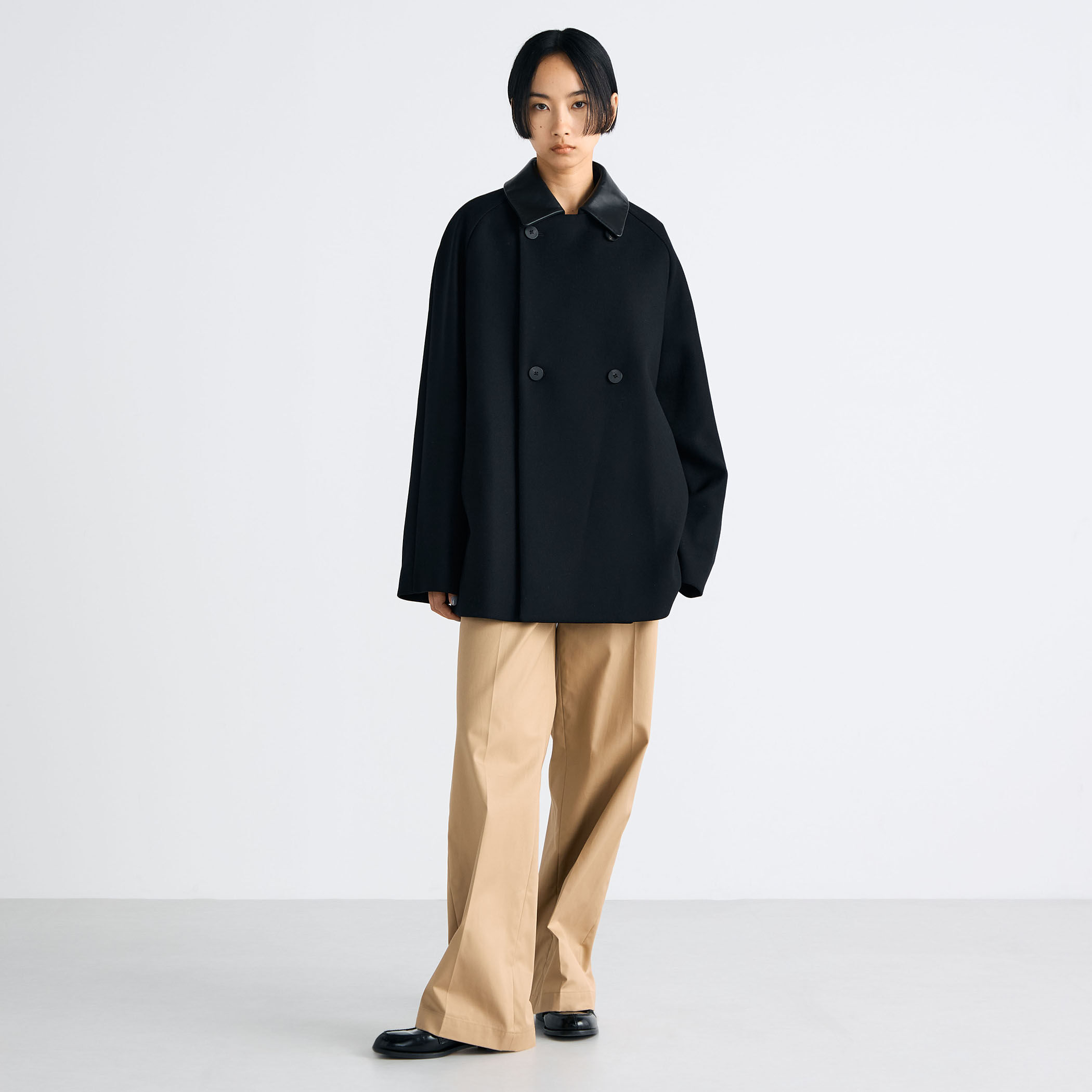 Super120's ライトメルトン ショートコート｜トゥモローランド 公式通販