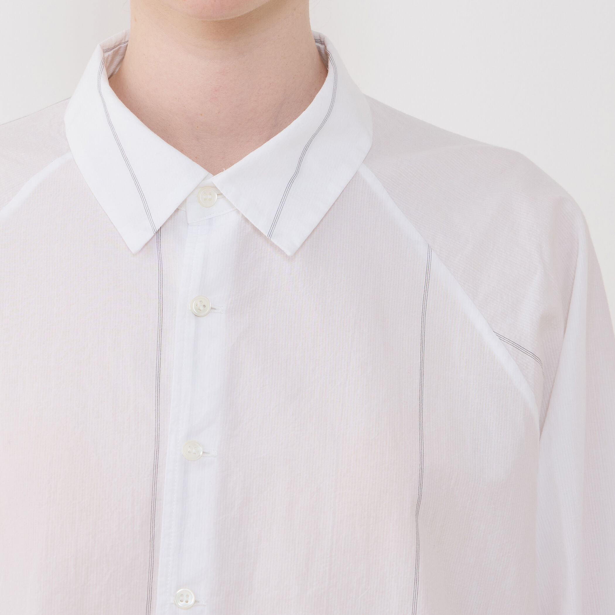 コットン ラグランスリーブシャツ｜トゥモローランド 公式通販