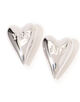 avgvst Yes-no Heart Studs シルバーピアス