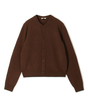 エクストラファインウール クルーネックカーディガン