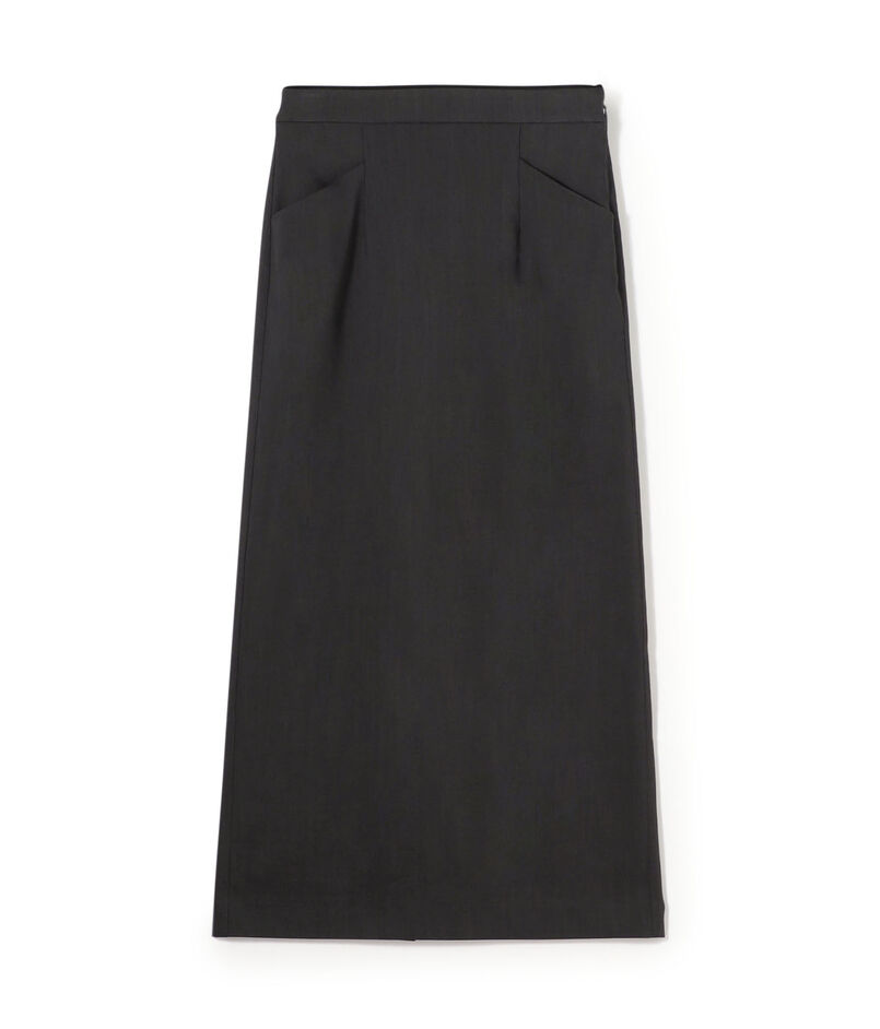triacetate linen stretch tight long Skirts