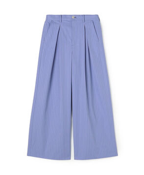 コットンタイプライター インボックスタックワイドパンツ