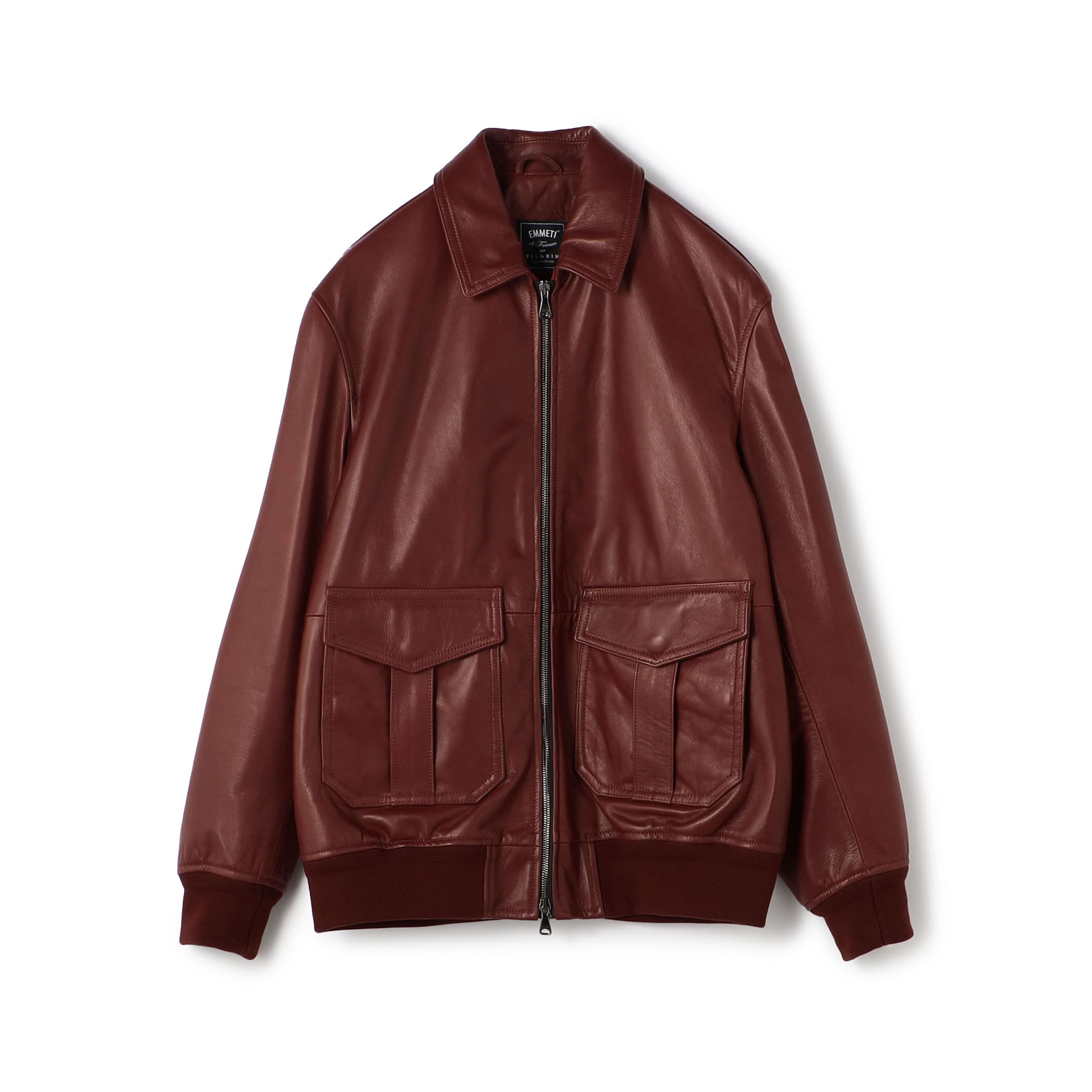 【別倉庫からの配送】 別注】EMMETI AKRON ブルゾン｜トゥモローランド ラムレザー ジャケット・アウター