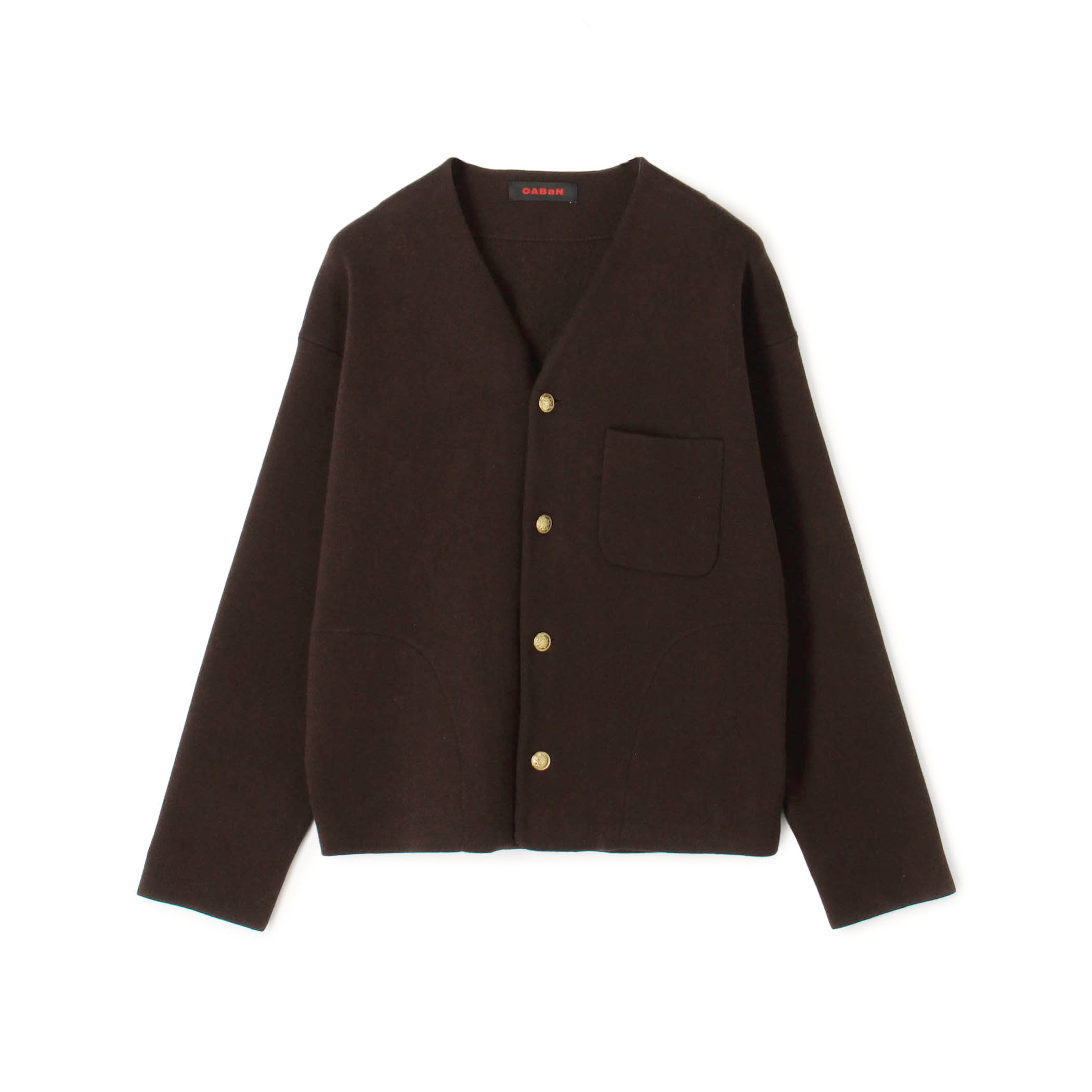 コットンカシミヤ ハイVネックカーディガン｜トゥモローランド 公式通販