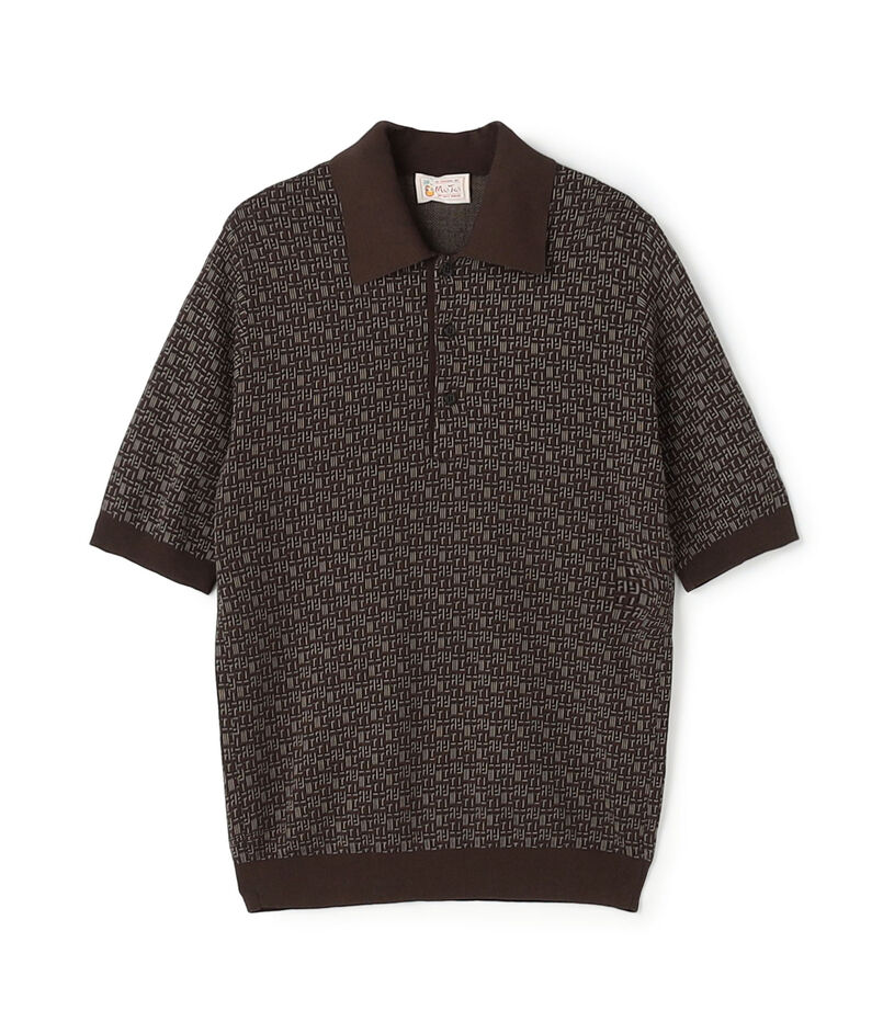 Mai Tai オリジナルモノグラム ニットポロシャツ