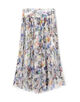 ブルームスケーププリント ギャザーマキシスカート
