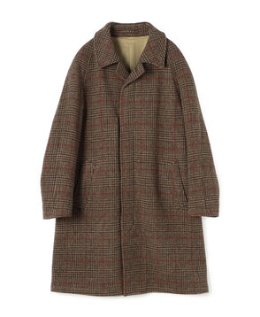 ブリティッシュウールツイード バルカラーコート ZANIERI