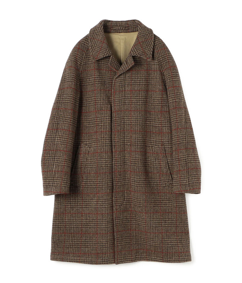 ブリティッシュウールツイード バルカラーコート ZANIERI