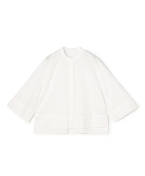 スクエアエンブロイダリー コンビネーションブラウス