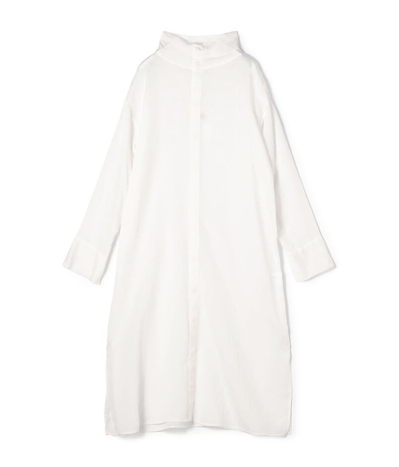 ■セルロースシルクブロード  ハイネックロングシャツ