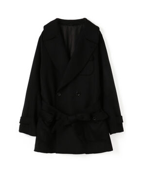 ウールカシミヤ ダブルブレステッドコート Le Barche