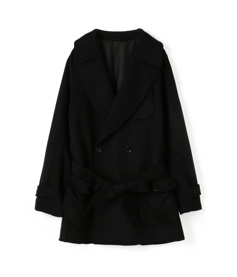 ウールカシミヤ ダブルブレステッドコート Le Barche