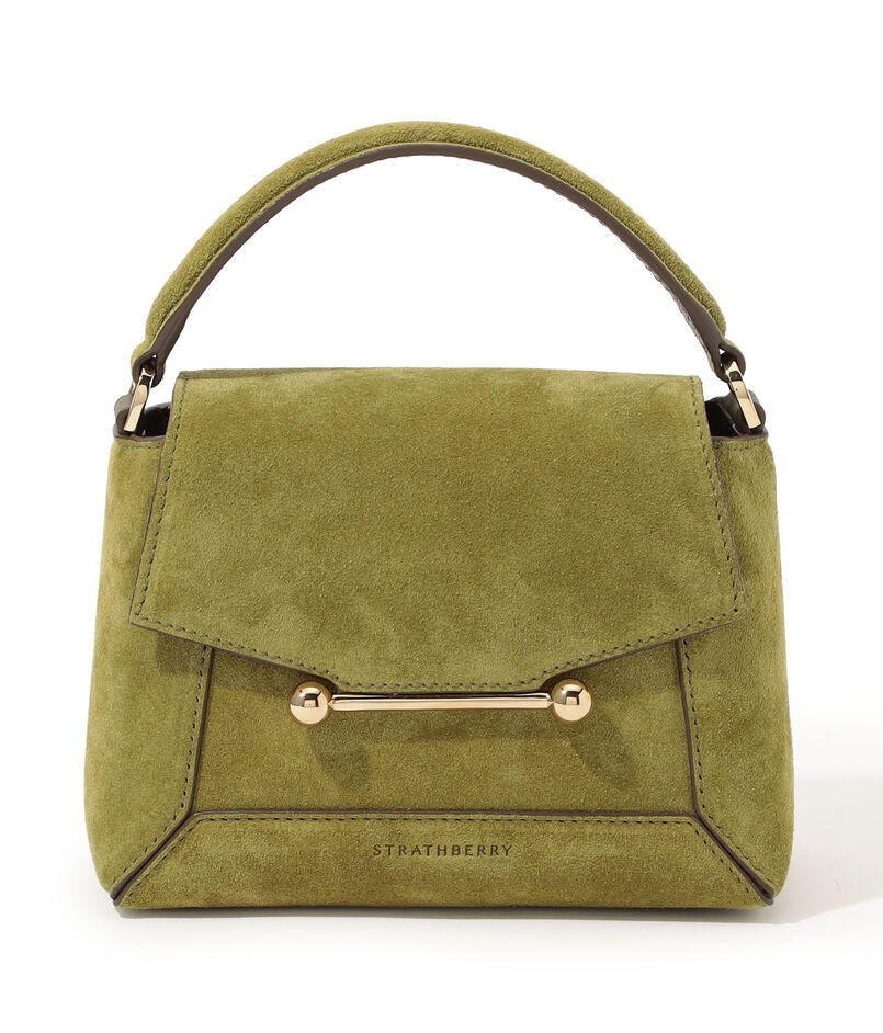 STRATHBERRY MOSAIC NANO SUEDE ハンドバッグ