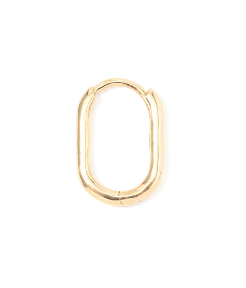 Metier Oval Clicker 片耳フープピアス