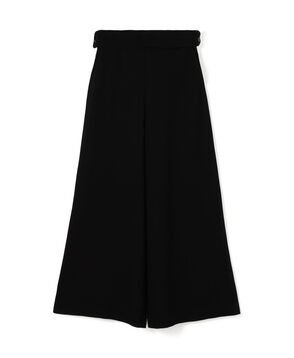 ウールジョーゼット ワイドフレアパンツ