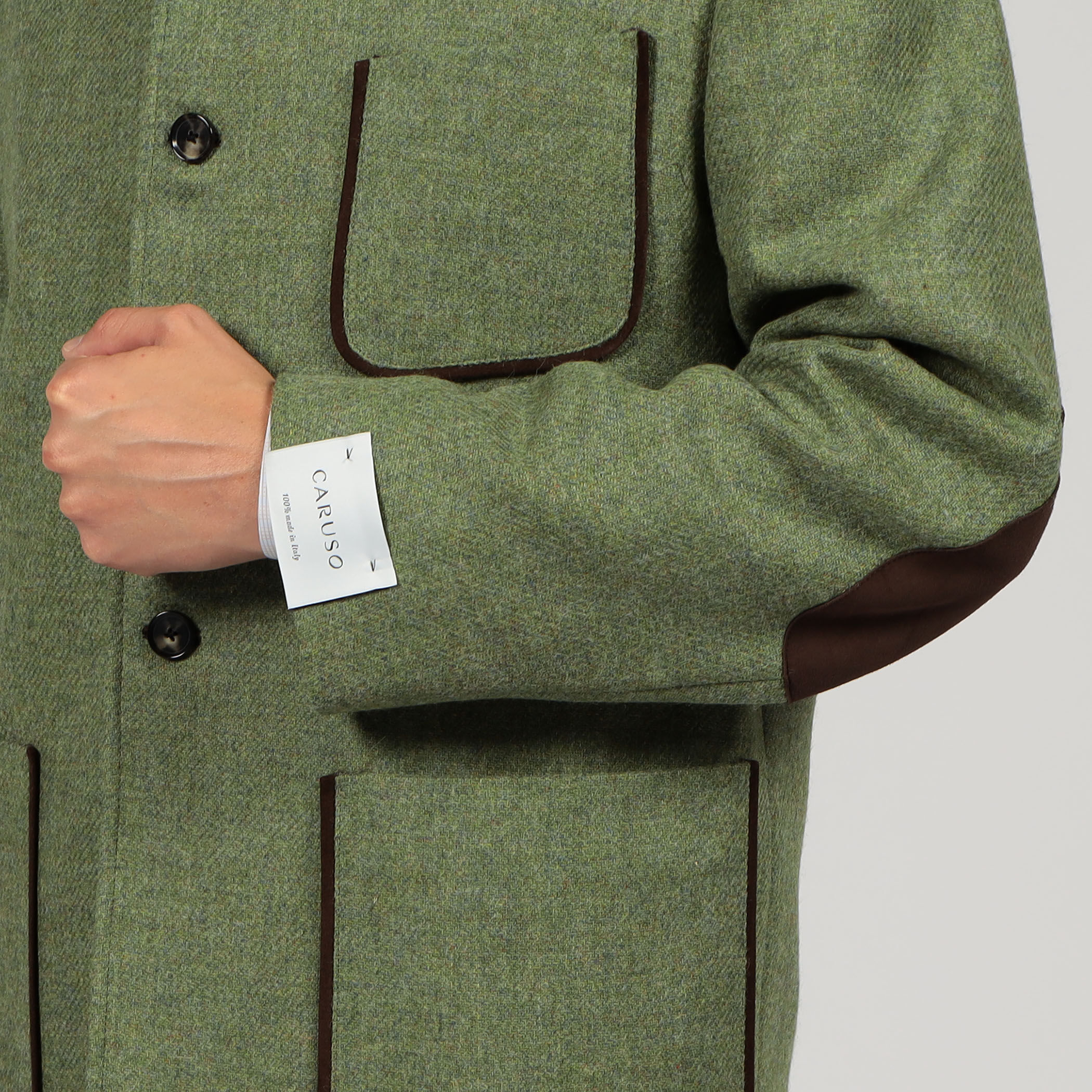 別注】CARUSO ウール フォレスティエールジャケット｜トゥモローランド